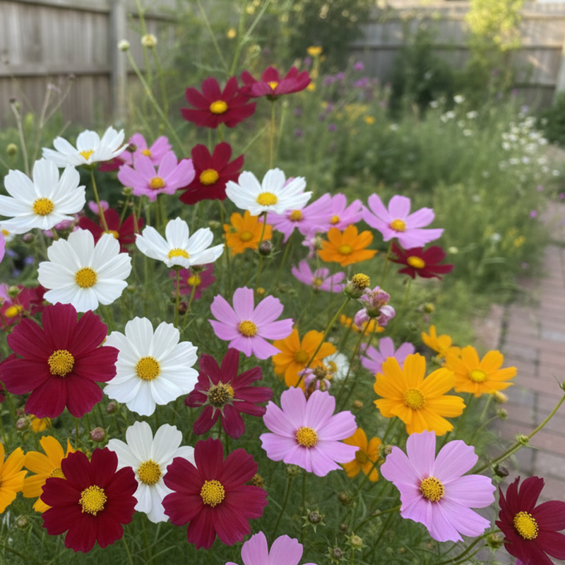 Dwarf Cosmos Seeds - Mixed